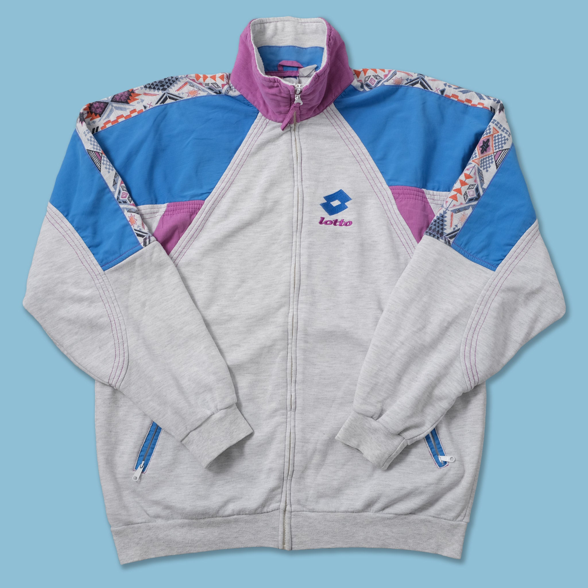 LOTTO FOR BORIS BECKER ロット　テニス　ジャケット Vintage Lotto for Boris Becker Track Jacket Tennis Size M