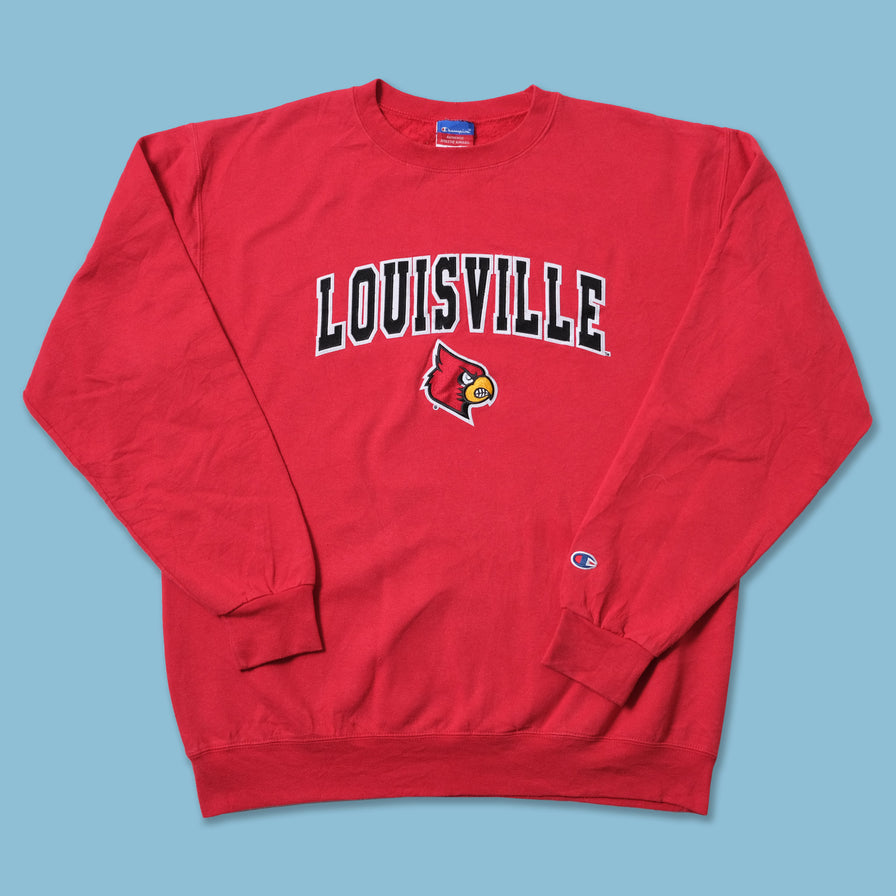 Louisville Crewneck Sweatshirt, Red