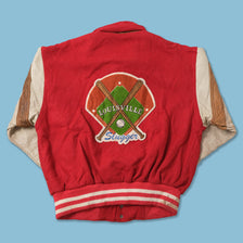 Vintage Louisville College Wool Leather Jacket Small