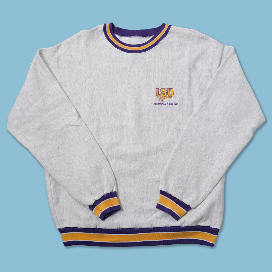 Vintage LSU Tigers Sweater XLarge