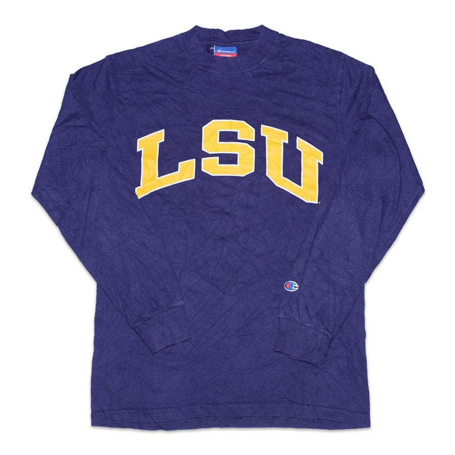 Vintage Champion LSU Longsleeve Small - Double Double Vintage