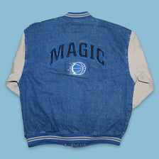 Vintage Orlando Magic Denim College Jacket XXL