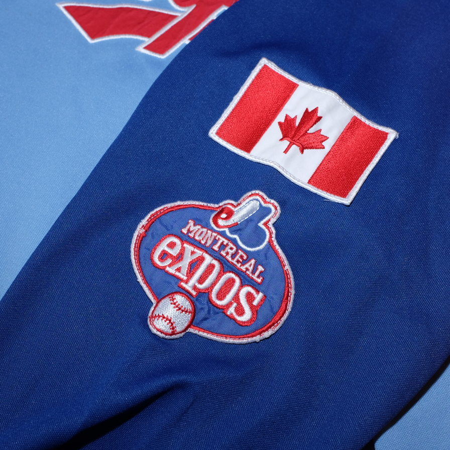 Majestic Montreal expos Baseball Jacket Large - Double Double Vintage