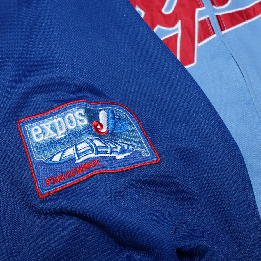 Majestic Montreal expos Baseball Jacket Large - Double Double Vintage