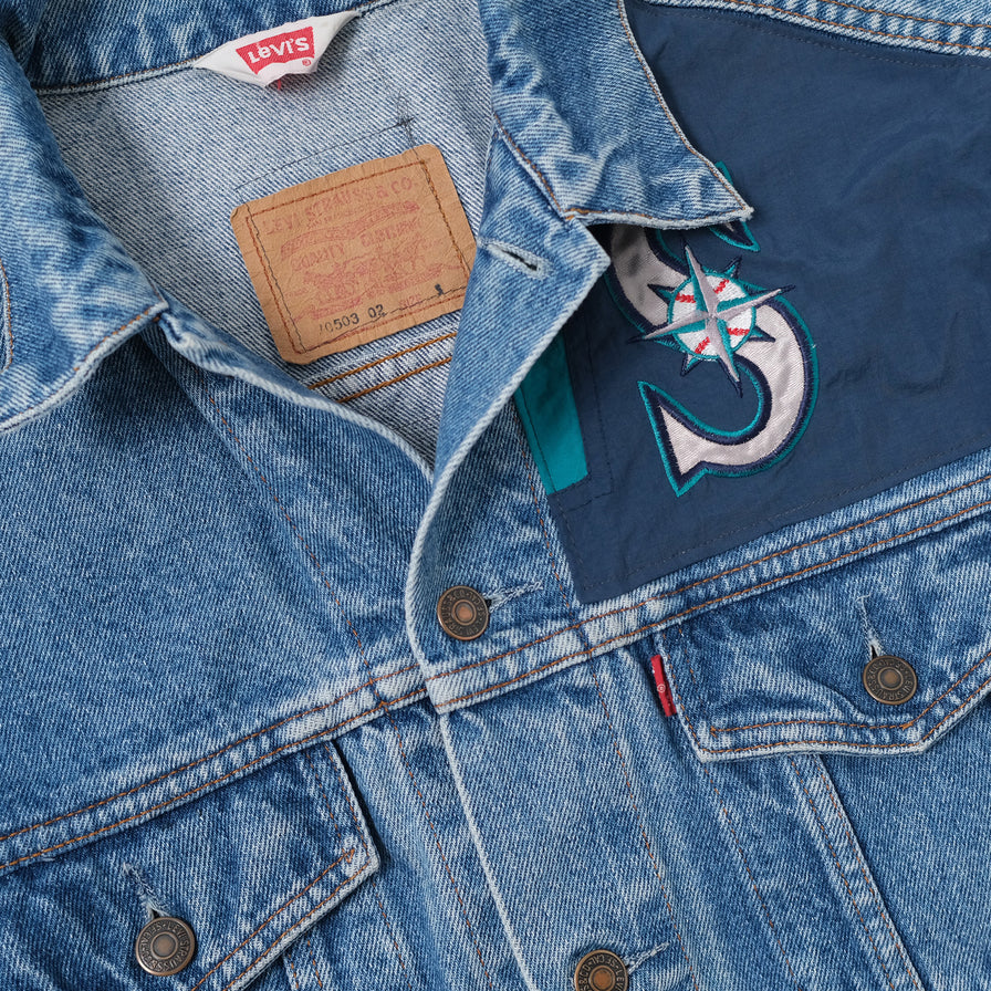 Seattle Mariners x Levis Denim Jacket Medium