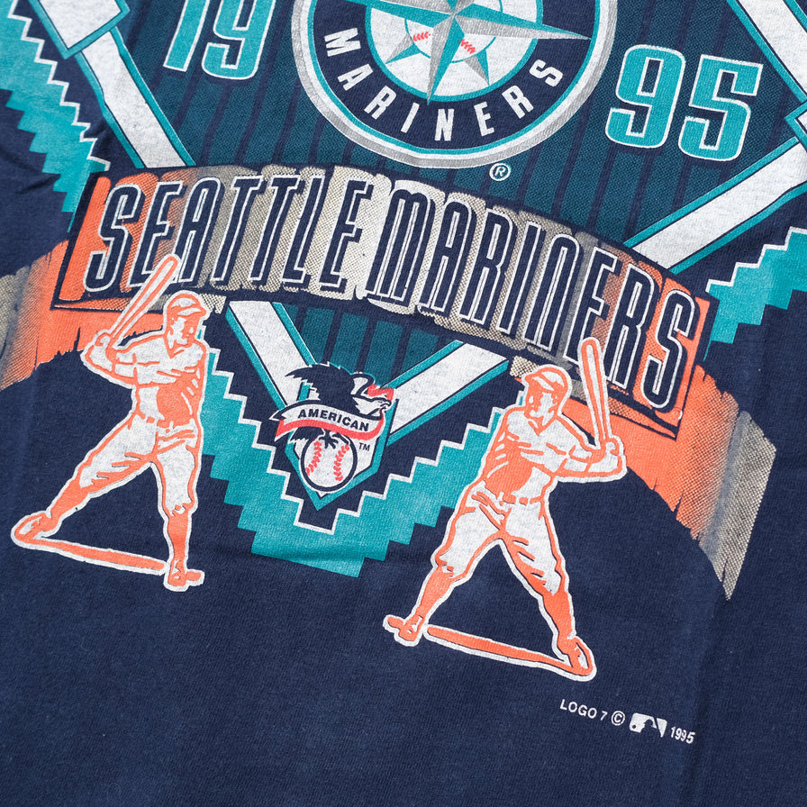Vintage 1995 Seattle Mariners T-Shirt Medium / Large