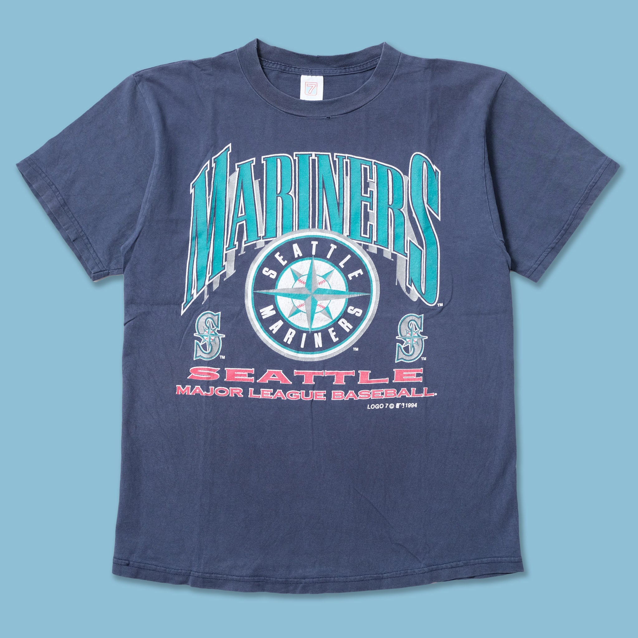 CustomCat Seattle Mariners Retro MLB T-Shirt Royal / L