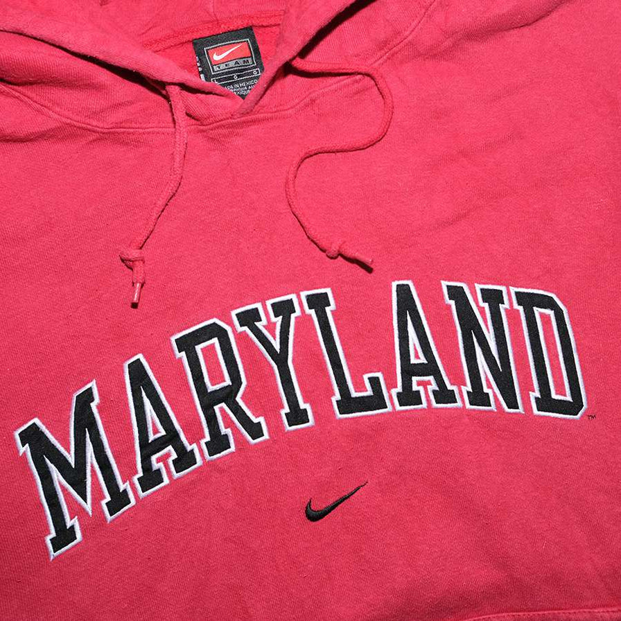 Vintage Nike Maryland Hoody Large / XLarge