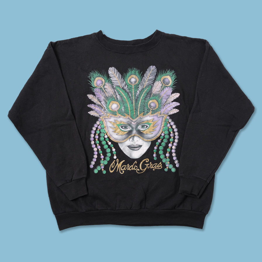 Vintage Mardi Gras Sweater XXLarge
