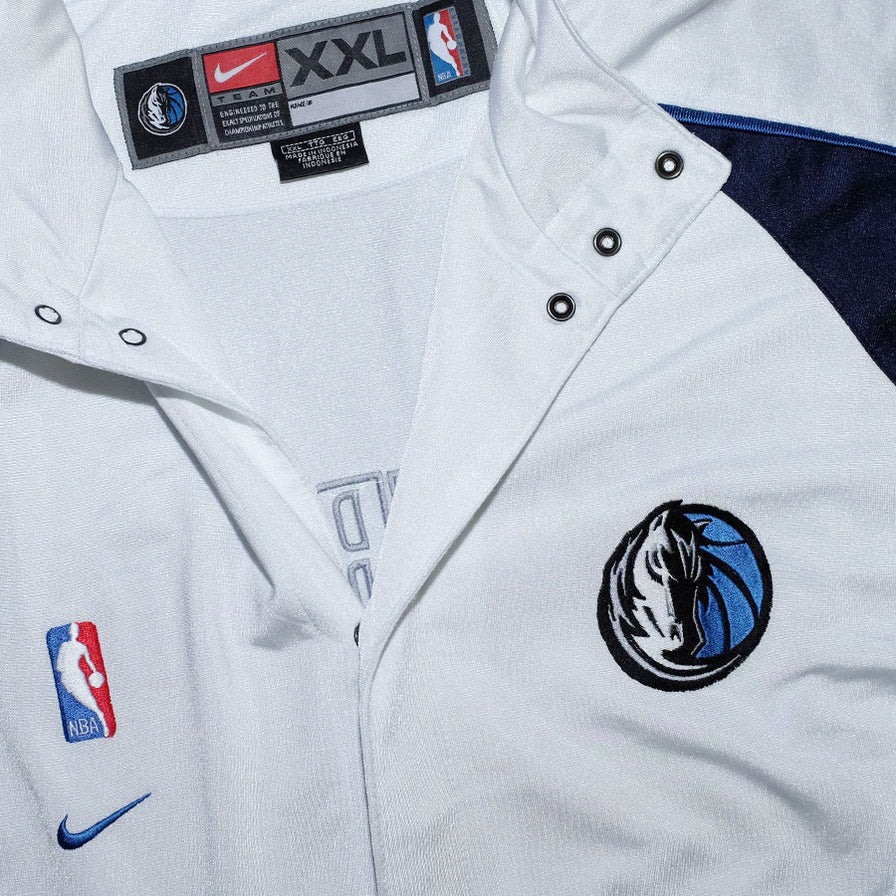 Vintage Nike Dallas Mavericks Shooting Jacket XXL - Double Double Vintage
