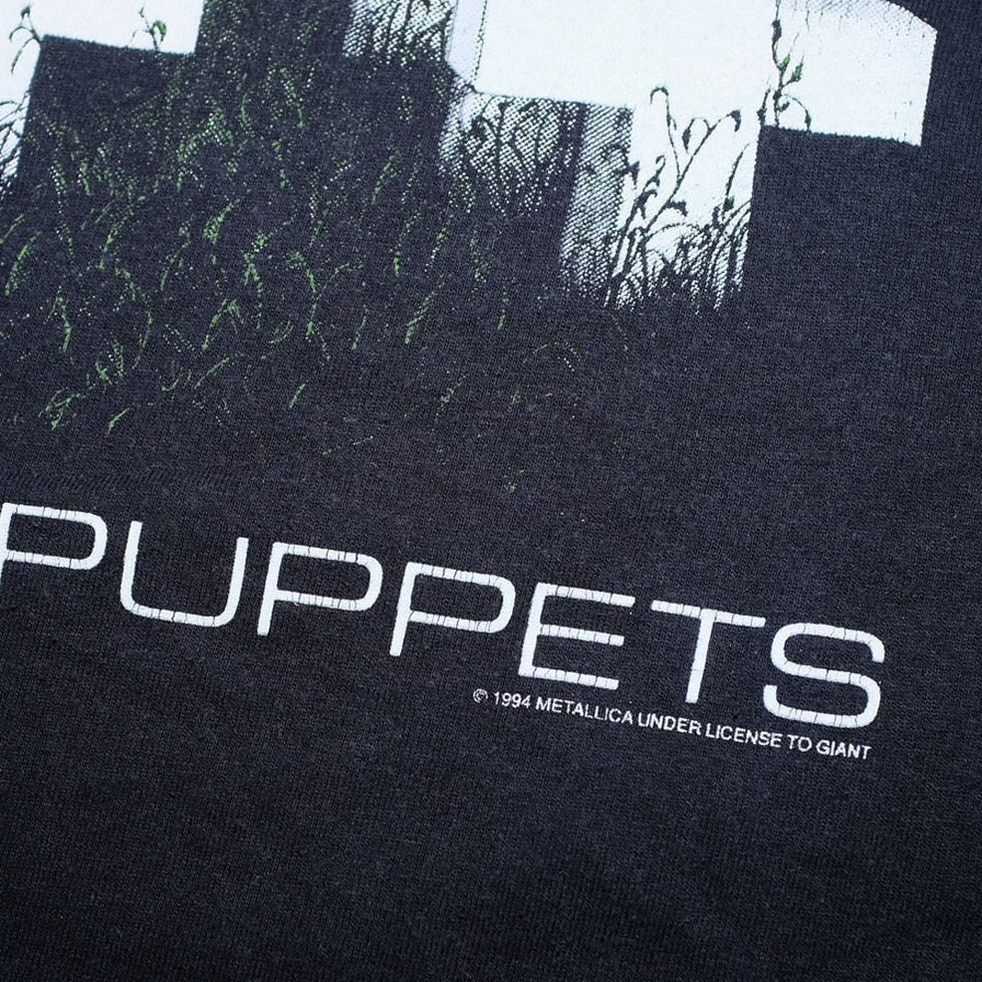 Vintage Metallica Master Of Puppets 1994 T-Shirt XLarge - Double Double Vintage