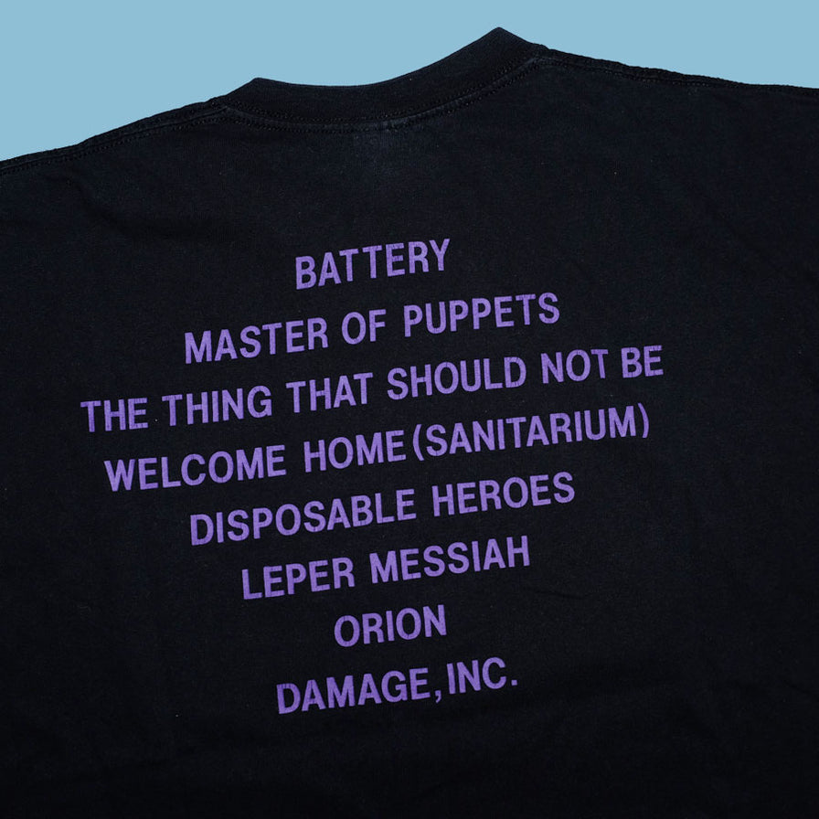 Vintage Metallica Master Of Puppets 1994 T-Shirt XLarge - Double Double Vintage