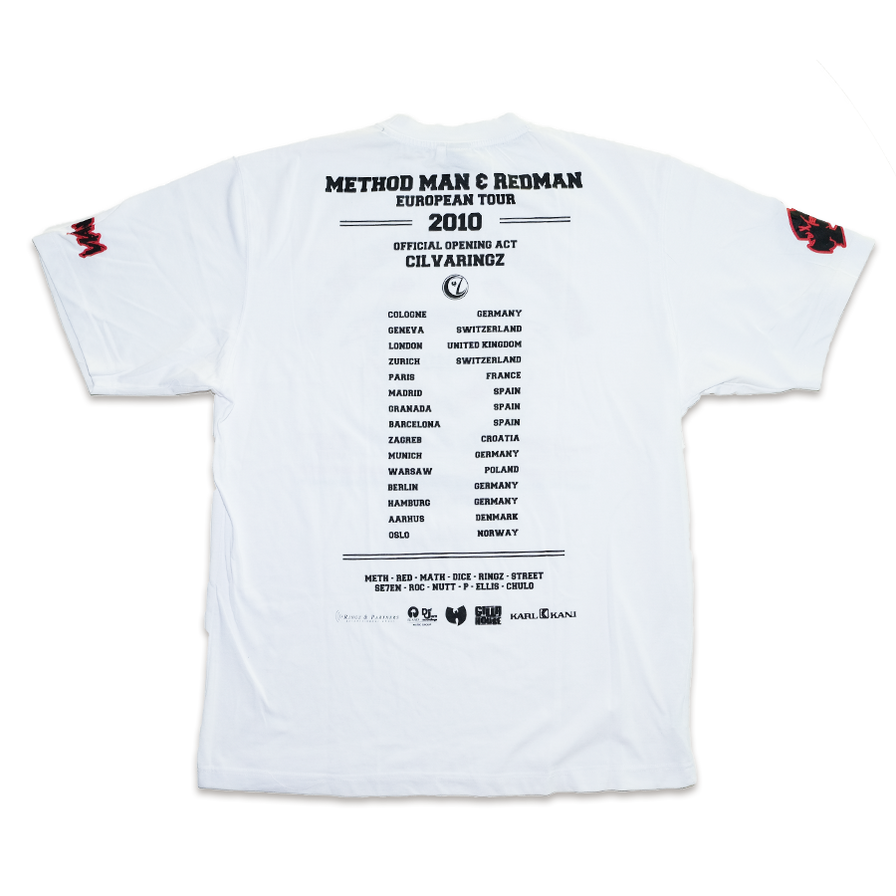 Method Man & Red Man 2005 Europe Tour T-Shirt XLarge - Double Double Vintage