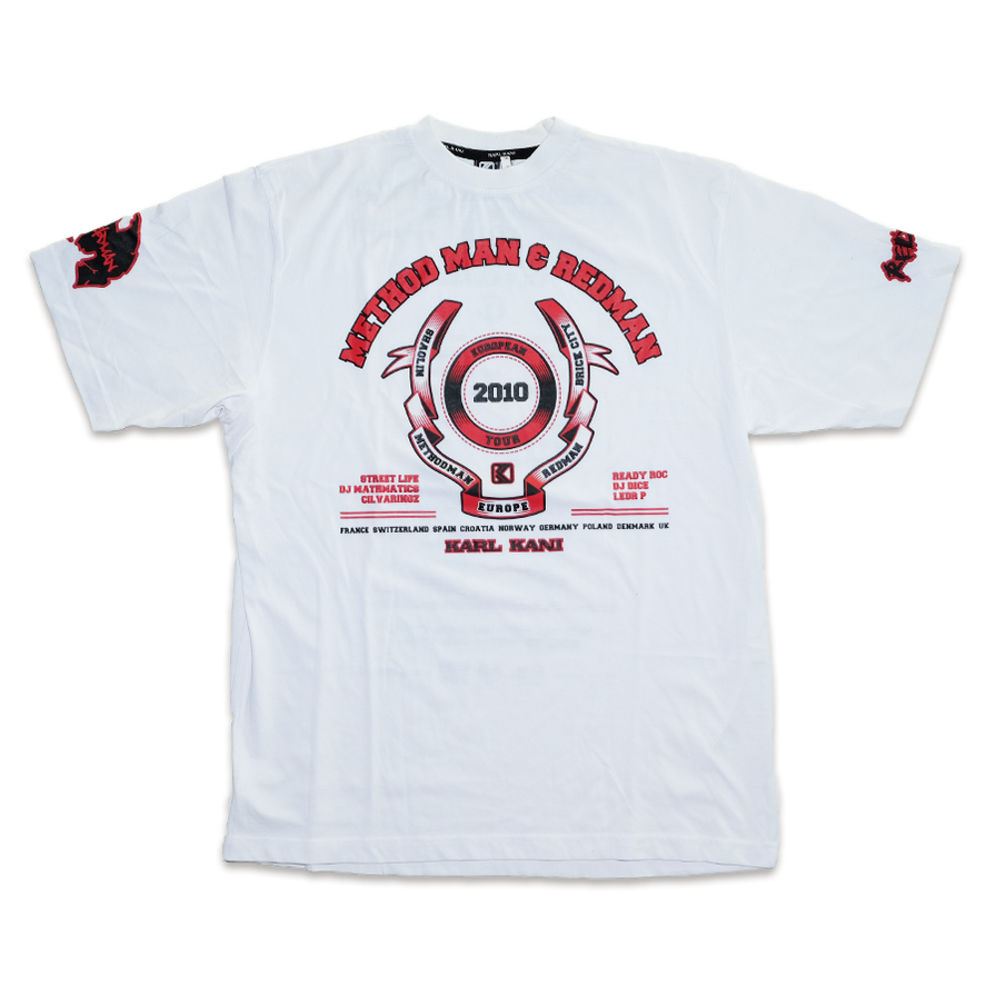 Method Man & Red Man 2005 Europe Tour T-Shirt XLarge - Double Double Vintage