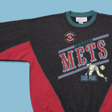Vintage Mets Baseball Sweater XLarge