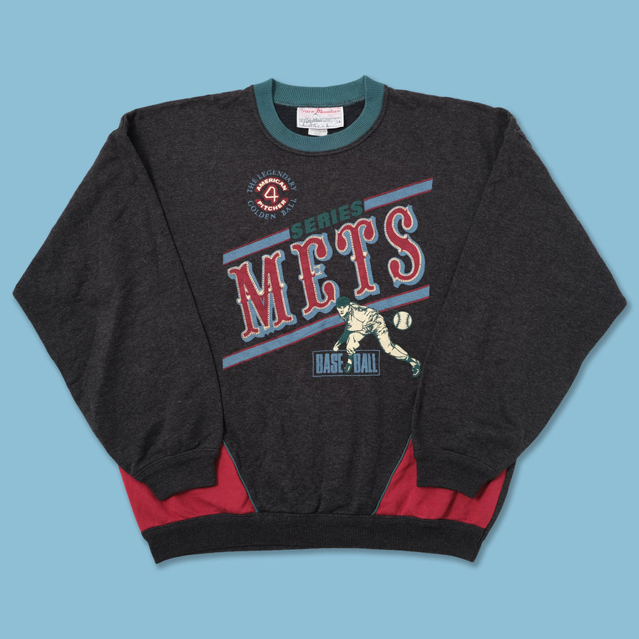 Vintage Mets Baseball Sweater XLarge