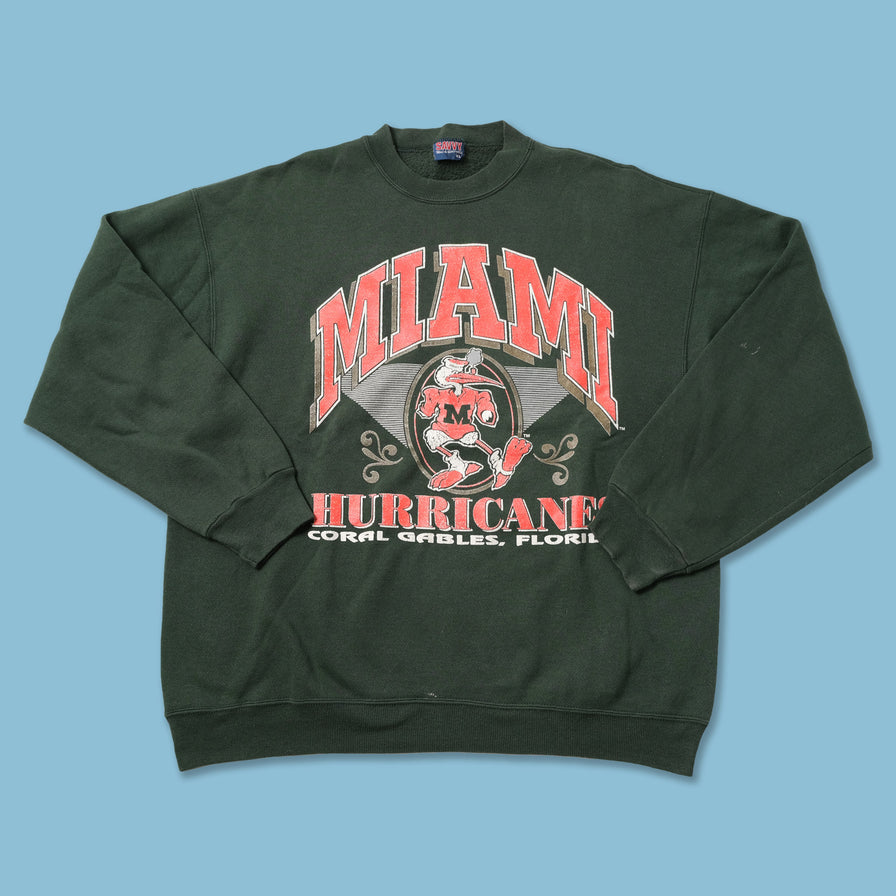 Vintage Miami Hurricanes Sweater XLarge