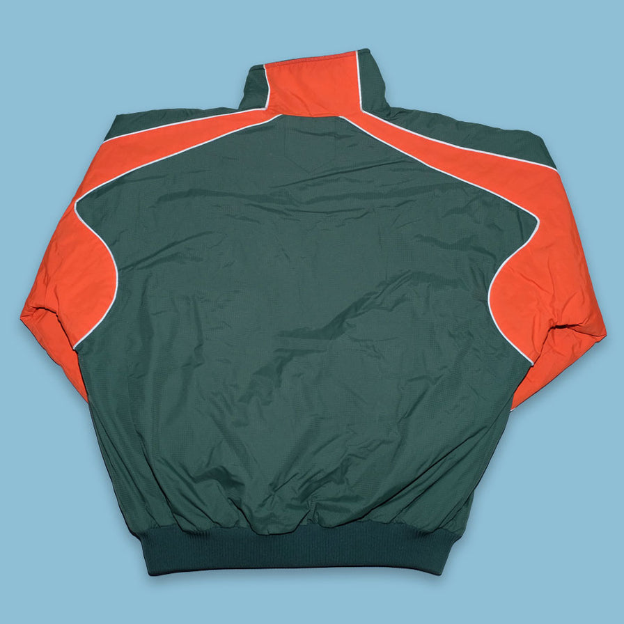 Majestic University of Miami Jacket Large - Double Double Vintage