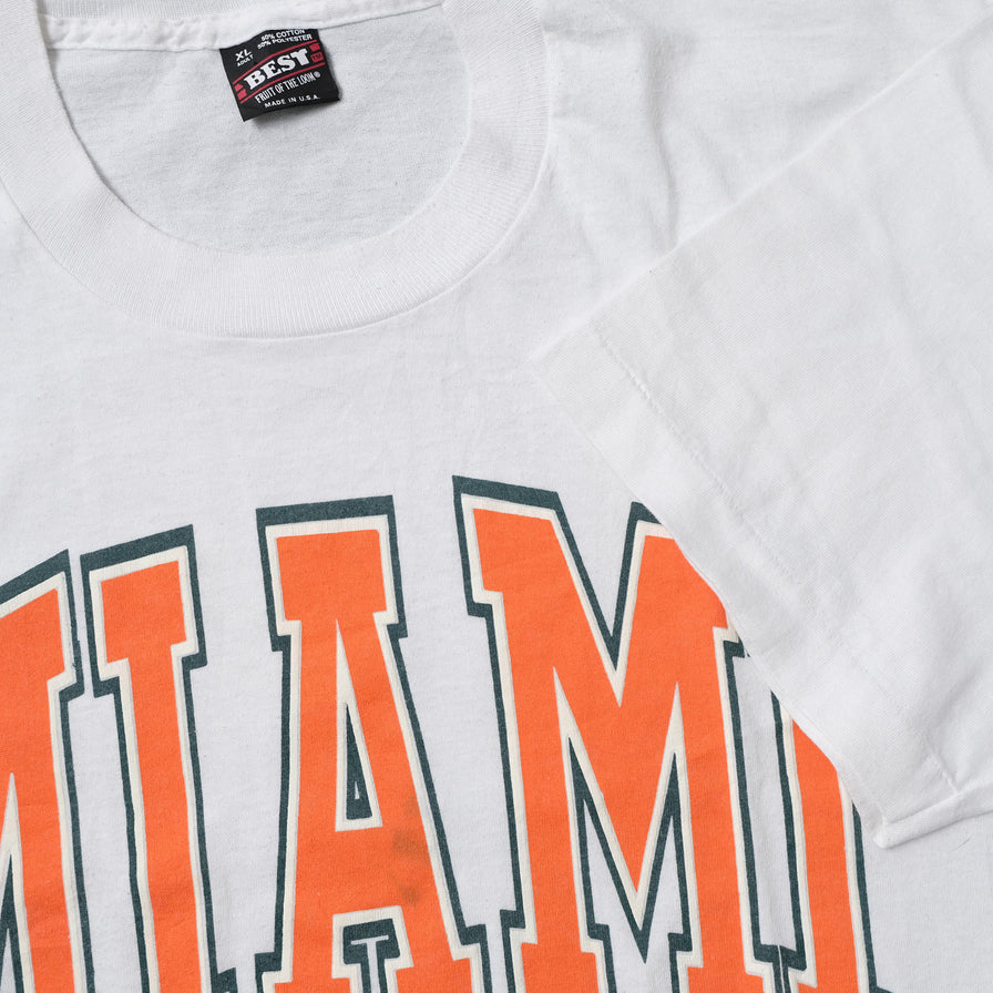 Vintage 1990 Miami Hurricanes T-Shirt XLarge