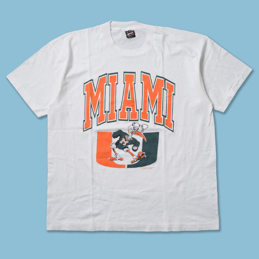 Vintage 1990 Miami Hurricanes T-Shirt XLarge