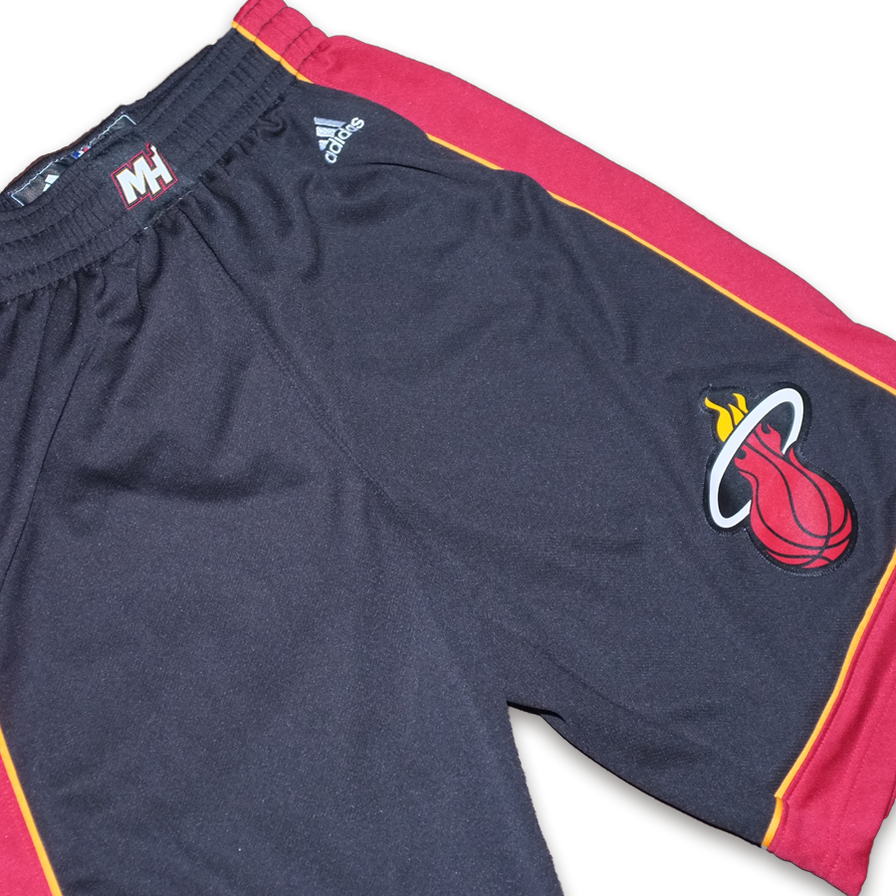 adidas Miami Heat NBA Shorts Medium Large Double Double Vintage