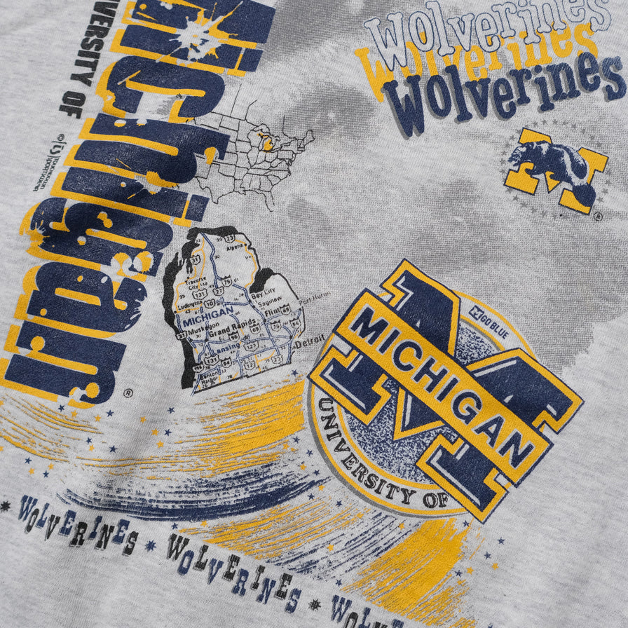 Vintage Michigan Wolverines Sweater Medium / Large