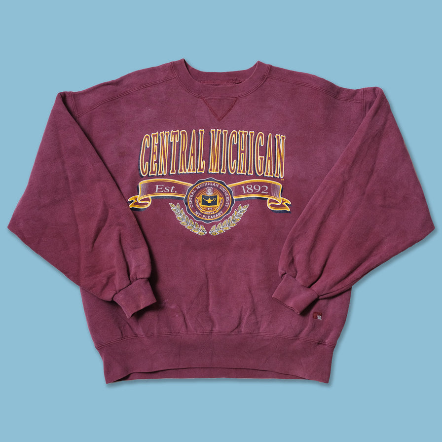 Vintage Russell Athletic Central Michigan Sweater Large / XLarge