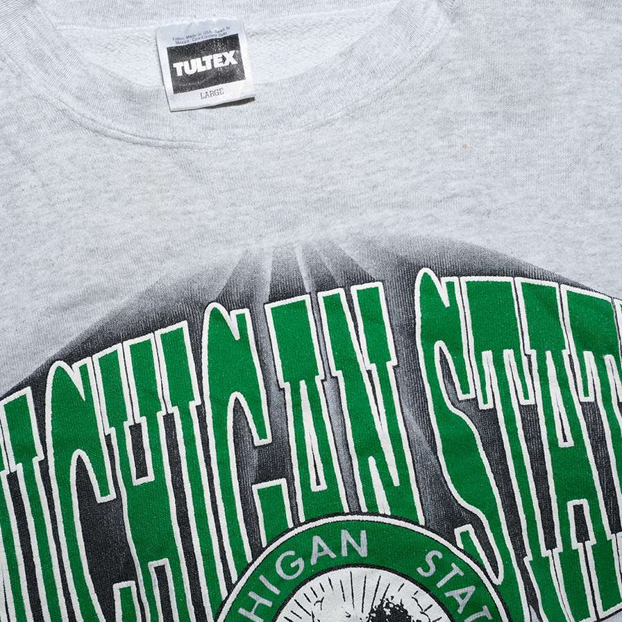 Vintage Women's Michigan State Cropped Sweater Onesize