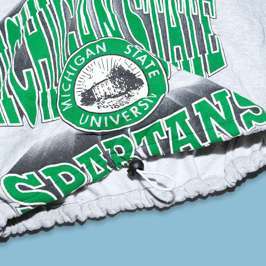 Vintage Women's Michigan State Cropped Sweater Onesize