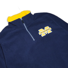 Michigan University Half Zip Fleece XLarge / XXLarge - Double Double Vintage