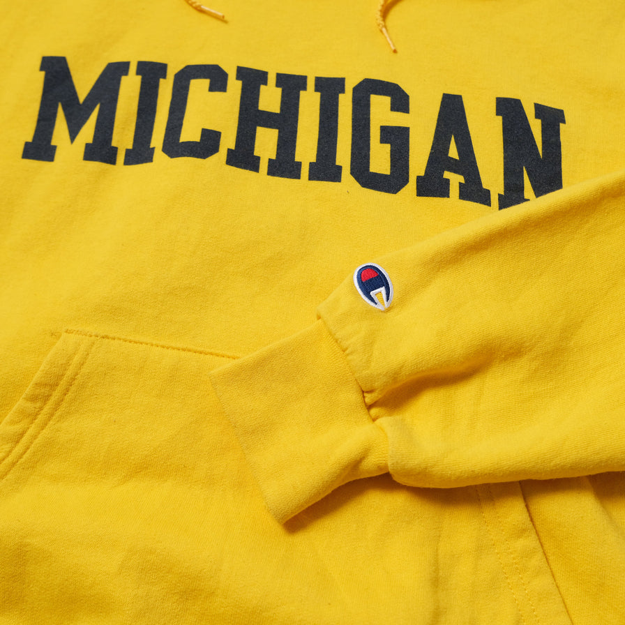 Vintage Champion Michigan Hoody Small