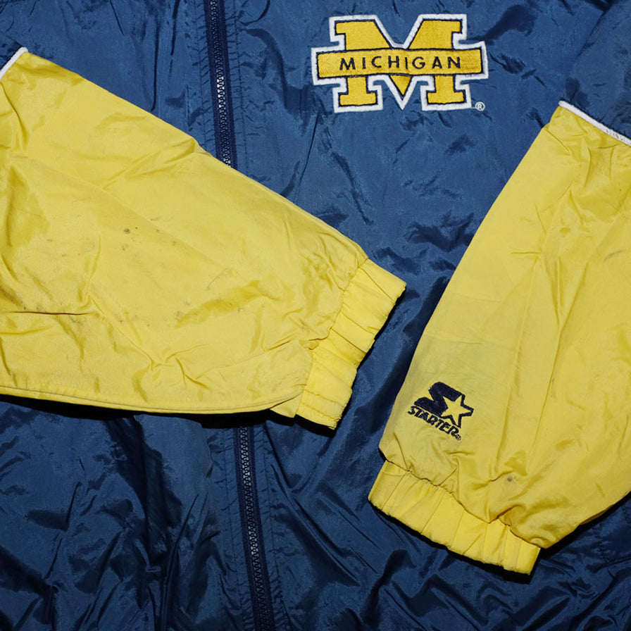 Vintage Starter Michigan Track Jacket XLarge - Double Double Vintage