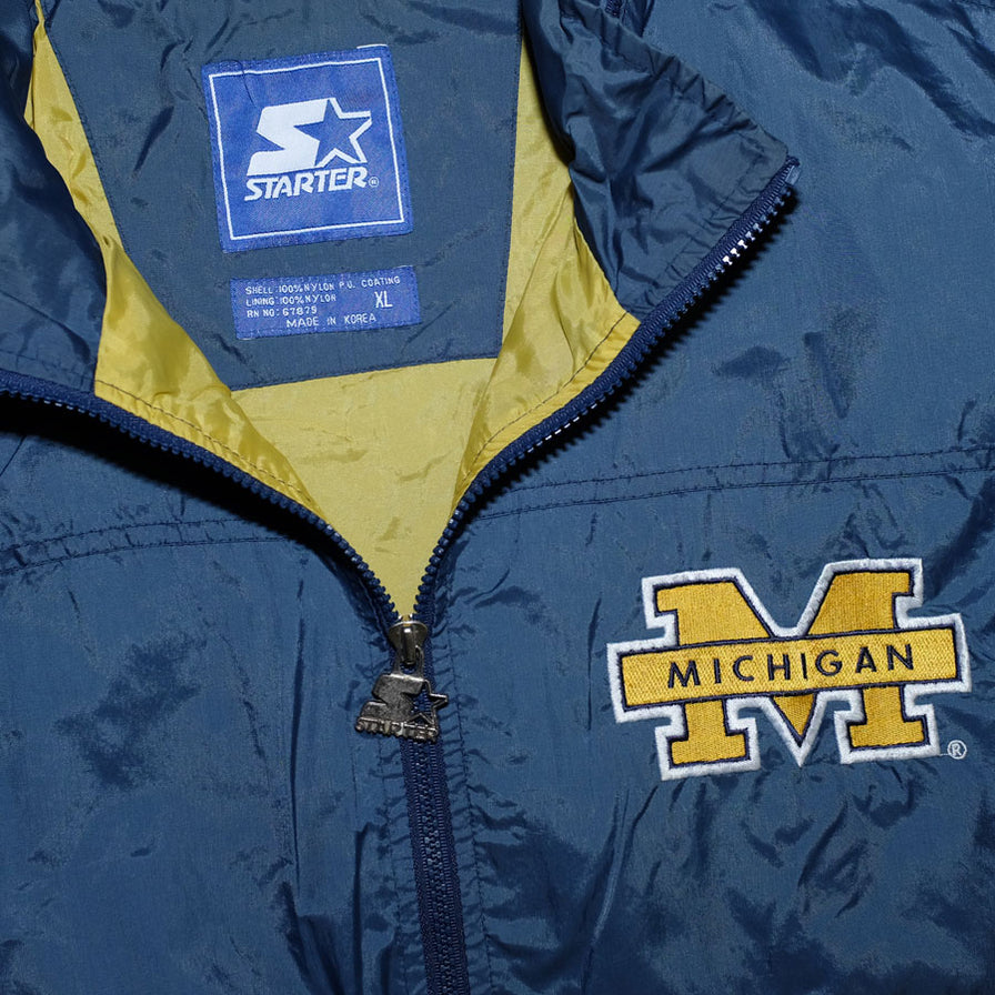 Vintage Starter Michigan Track Jacket XLarge - Double Double Vintage
