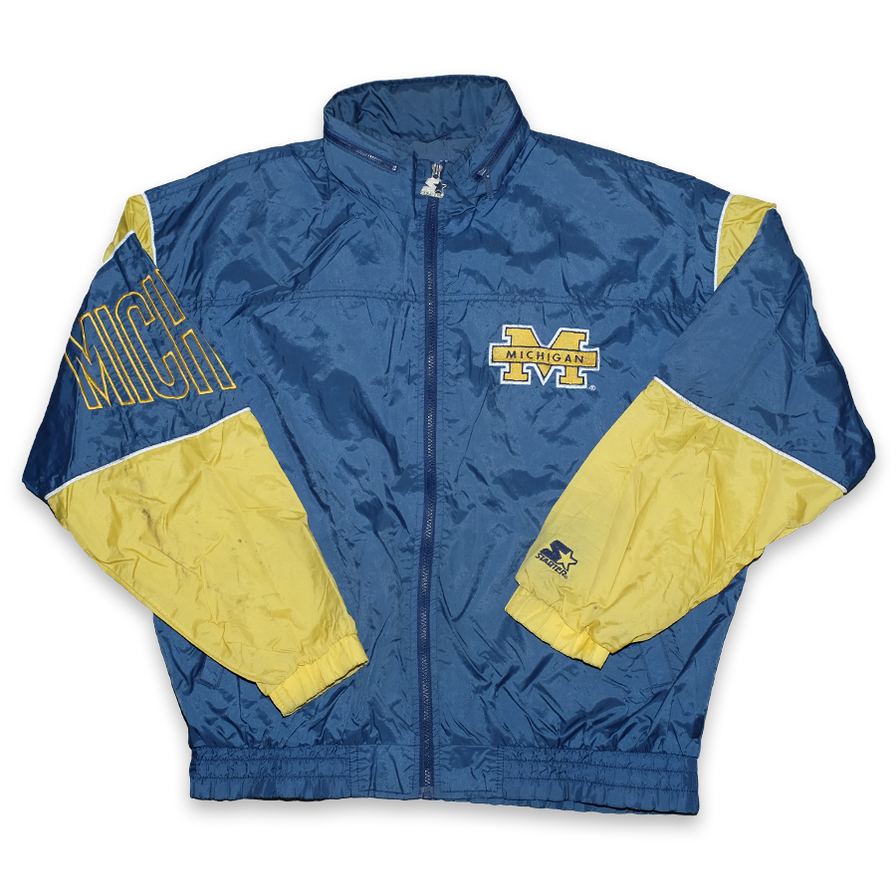 Vintage Starter Michigan Track Jacket XLarge - Double Double Vintage