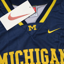 Vintage Deadstock Nike Michigan Basketball Jersey Small