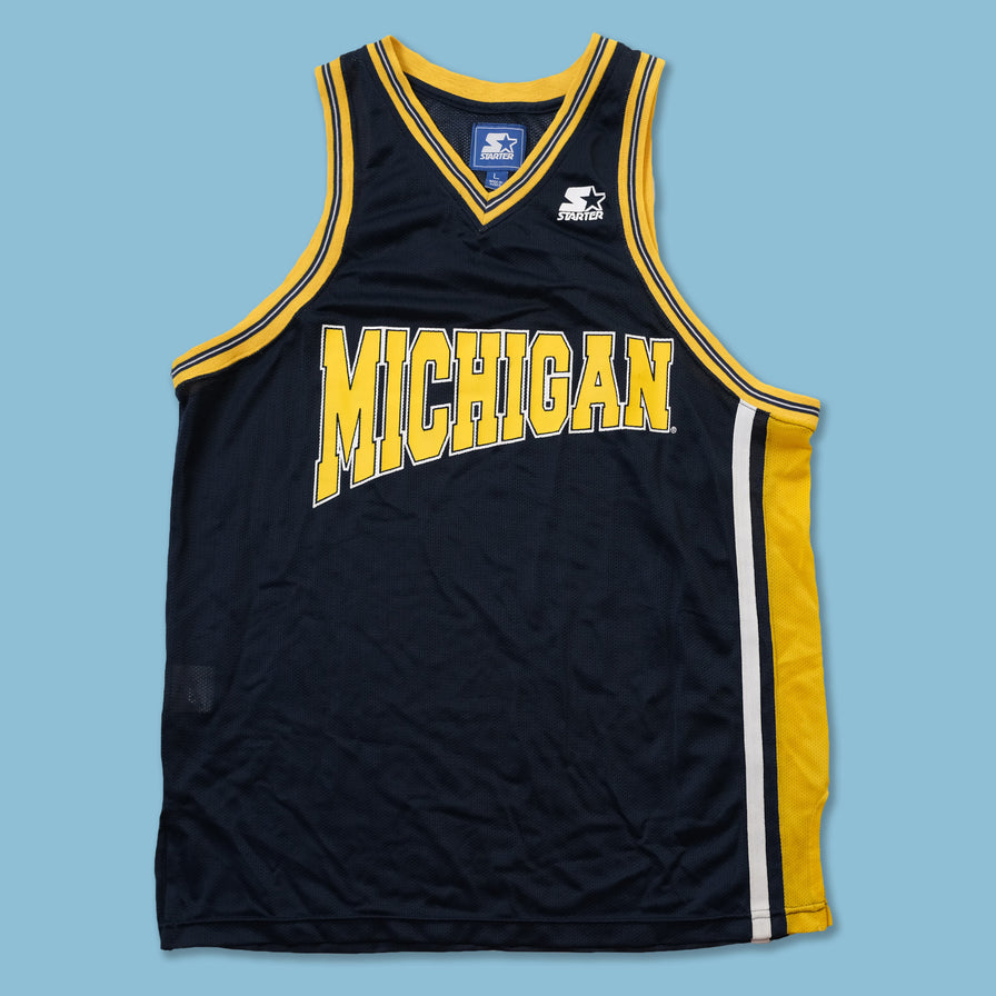 Vintage Starter Michigan Wolverines Jersey Large