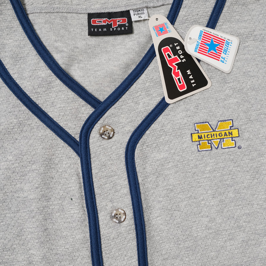 Vintage Deadstock Michigan Wolverines Baseball Jersey