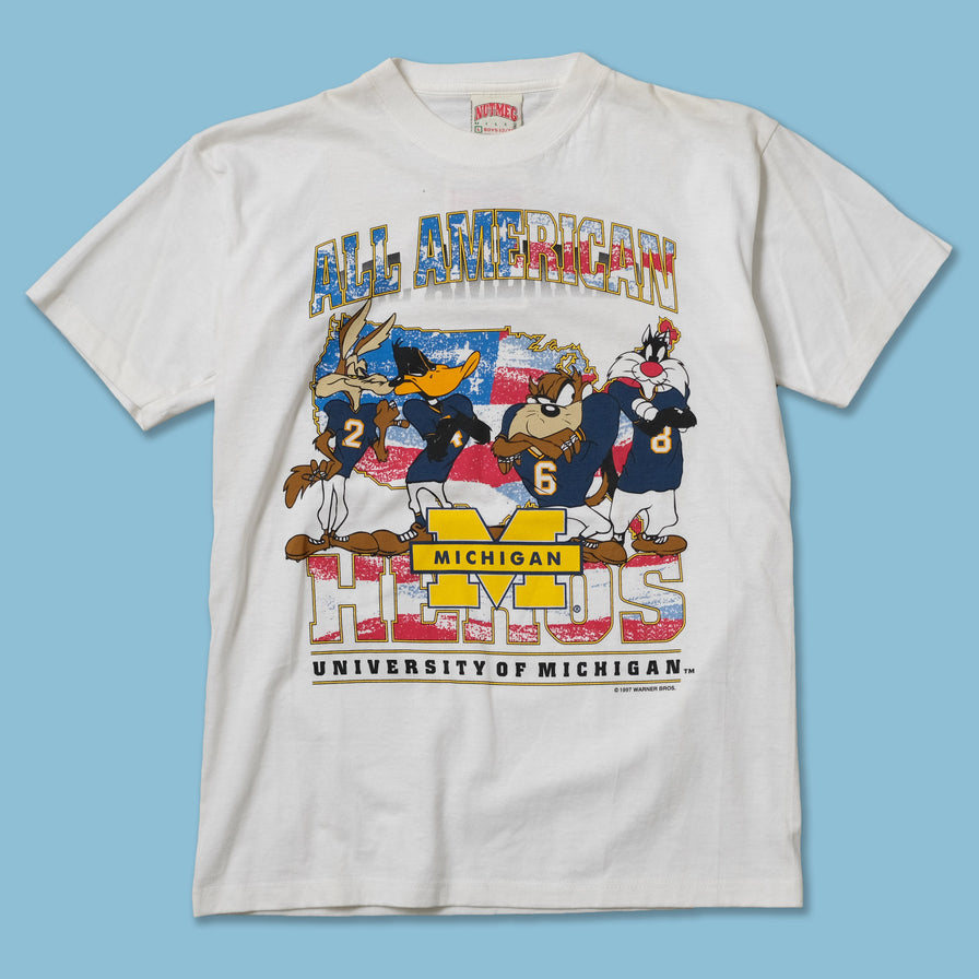 Vintage Deadstock 1997 Looney Tunes Michigan T-Shirt Small