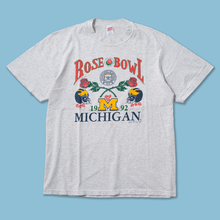Vintage 1992 Rosebowl Michigan Wolverines T-Shirt Large / XLarge