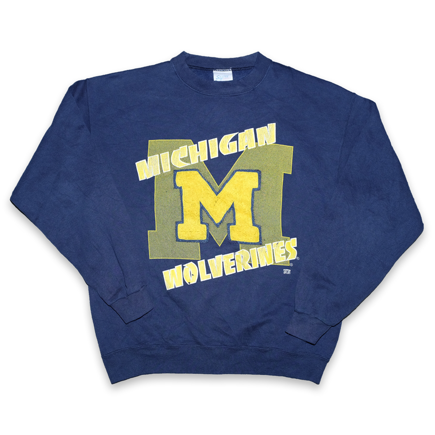 Vintage Michigan Wolverines Sweater Large