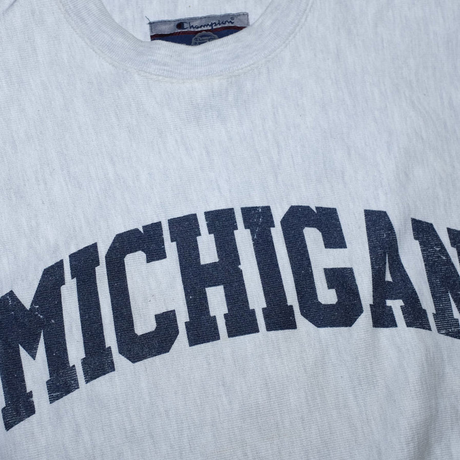 Vintage Champion Reverse Weave Michigan Sweater Small - Double Double Vintage