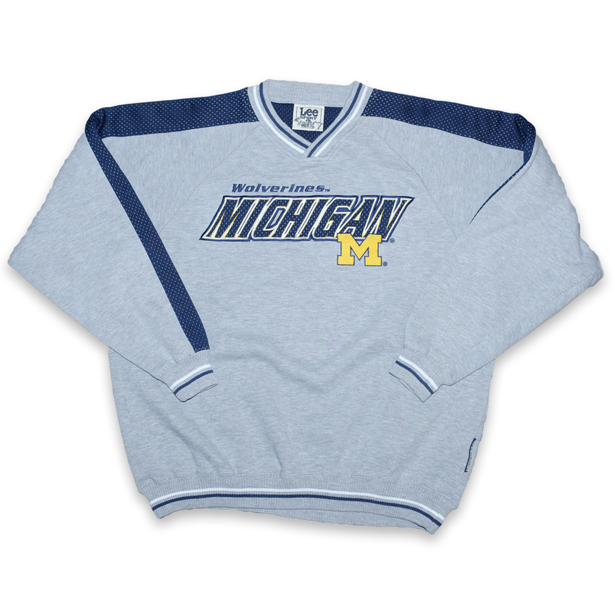 Vintage Michigan Wolverines Sweater Large - Double Double Vintage