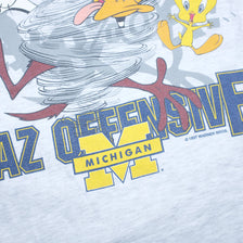 Vintage 1997 Looney Tunes Michigan Wolverines T-Shirt XLarge