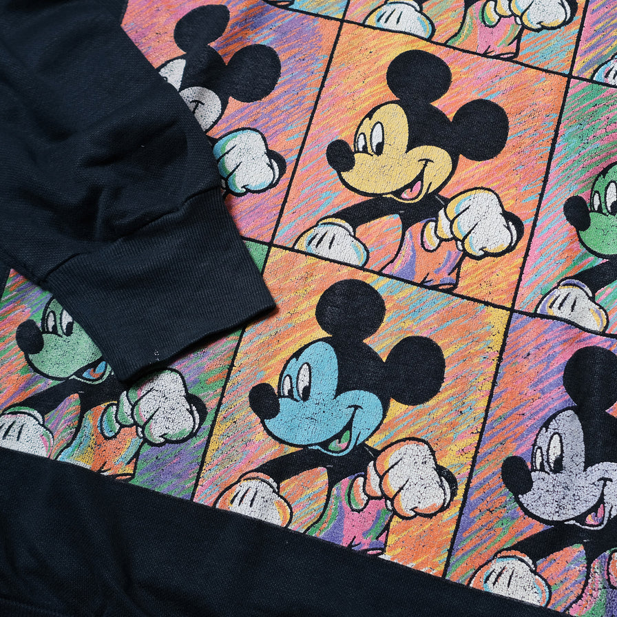 Vintage Mickey Mouse Mock Neck Sweater Large