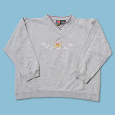 Vintage Mickey Mouse V-Neck Sweater Small