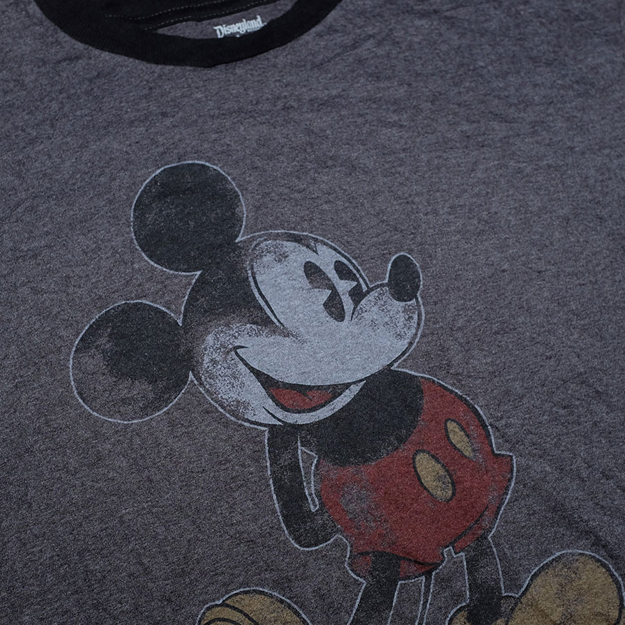 Vintage Mickey Mouse Ringer T-Shirt Large - Double Double Vintage