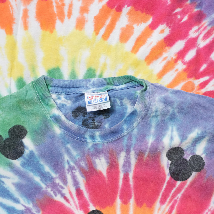 Vintage Tie Dye Mickey Mouse T-Shirt XLarge