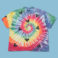 Vintage Tie Dye Mickey Mouse T-Shirt XLarge
