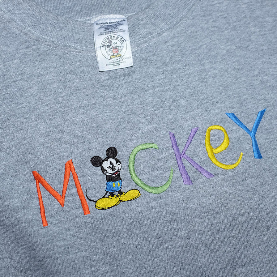 Vintage Women's Mickey Mouse Sweater Large - Double Double Vintage