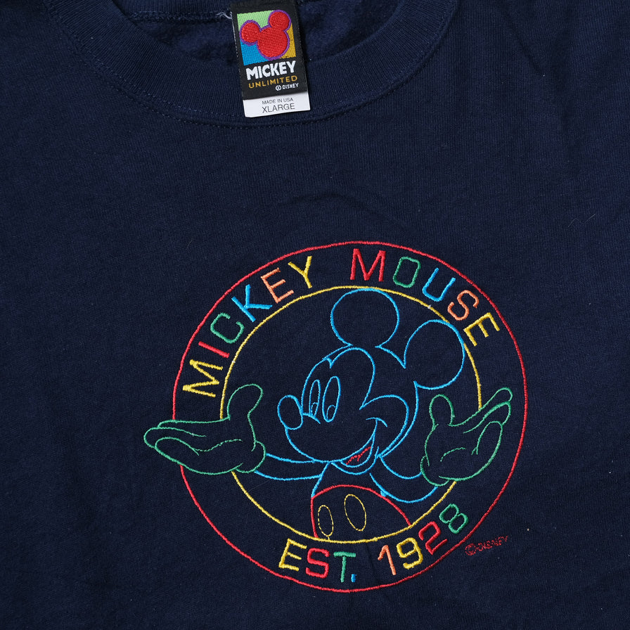 Vintage Mickey Mouse Sweater XLarge
